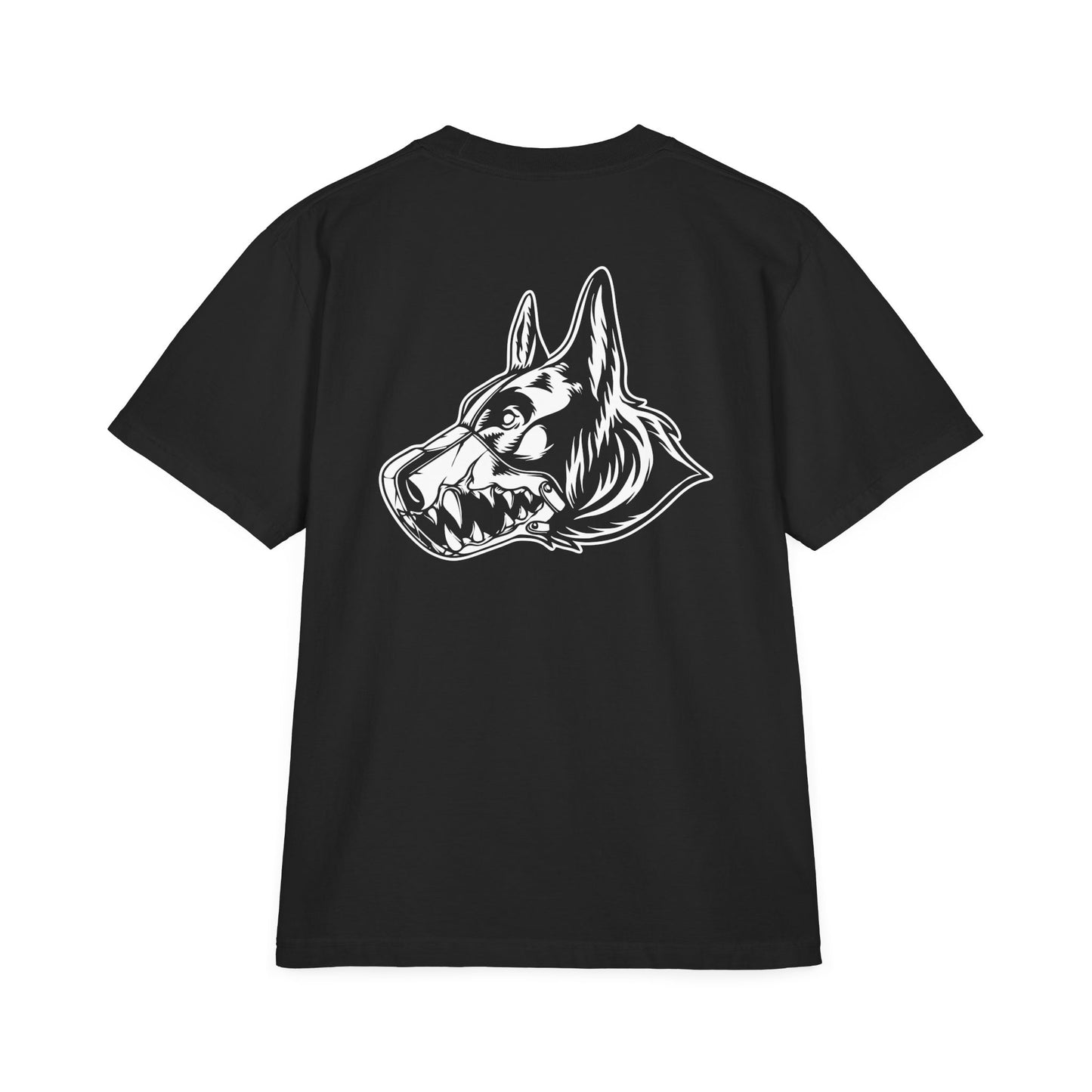 Muzzled Dog Drop Shoulder T Shirt