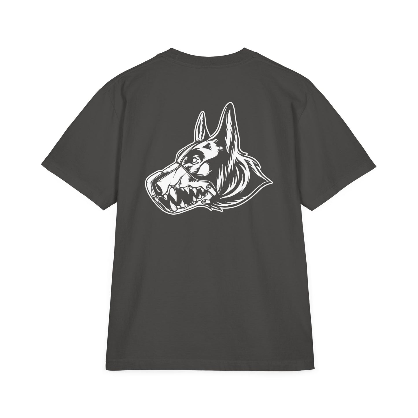 Muzzled Dog Drop Shoulder T Shirt