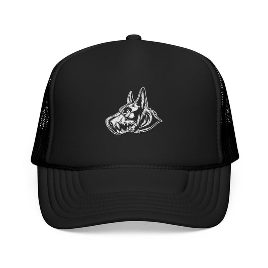 Muzzled Dog Foam Trucker Hat